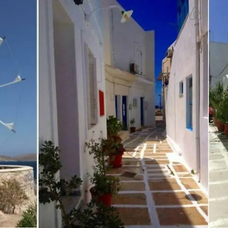 Town House For 6-16 With Ac * Páros